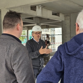 Rundgang Baustelle F&ouml;rderzentrum